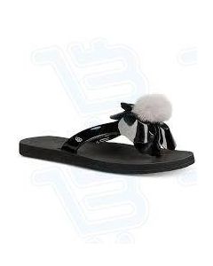 UGG Kids K Poppy Flip-Flop Fur Sandal; Size: MULTIPLE; Condition: NEW
