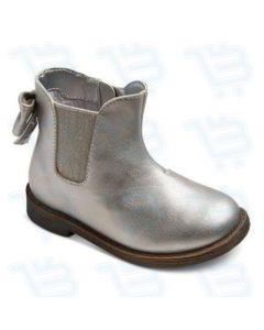 Cat & Jack Toddler Girls' Tony Ankle Fashion Boots - Silver - Size:6Us; EU: 21; Condition: NEW