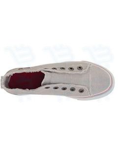 Blowfish Play- K Sneaker Big Kids Size 3 Gray Smoked Linen; EU: 34; Condition: NEW
