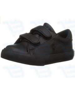 Polo Ralph Lauren Kids Easten EZ Sneakers - Toddler's Size 7 - Black; EU: 23.5; Condition: NEW