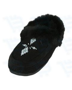 Pajar CANADA Bianca Fur-Lined Slippers - Women's Size 41, Black; EU: 41; Condition: NEW