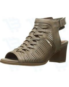 ROCKPORT Cobb Hill Hattie Lace Up Sandal - Women's Size US: 8.5 M - Khaki; EU: 39.5; Condition: NEW