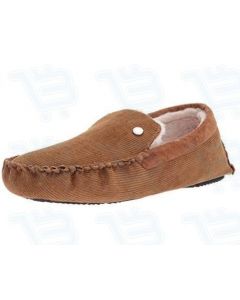 Steve Madden P-Fire Crodoroy Slippers - Men's Size 8, Tan; EU: 41; Condition: NEW