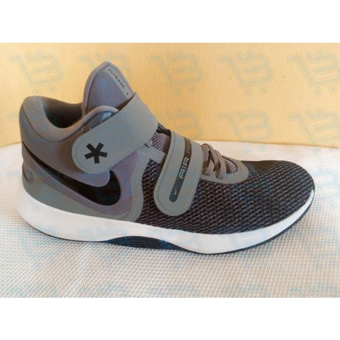 Nike Air precision II Flyease Sneaker Men's Size 13 Gray black/white; EU: 47.5; Condition: OPEN BOX Baudspace Warehouse